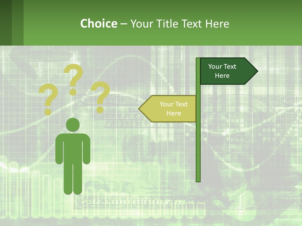 A Green And Black Abstract Powerpoint Presentation PowerPoint Template