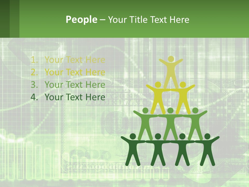 A Green And Black Abstract Powerpoint Presentation PowerPoint Template