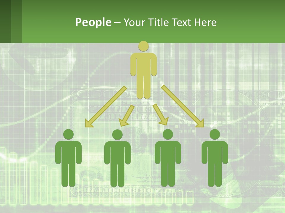 A Green And Black Abstract Powerpoint Presentation PowerPoint Template