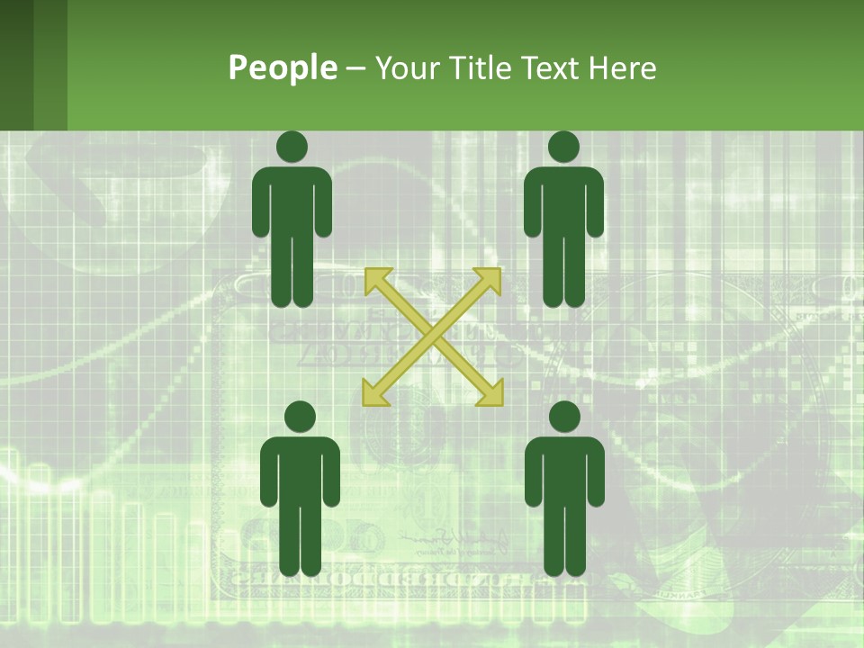 A Green And Black Abstract Powerpoint Presentation PowerPoint Template