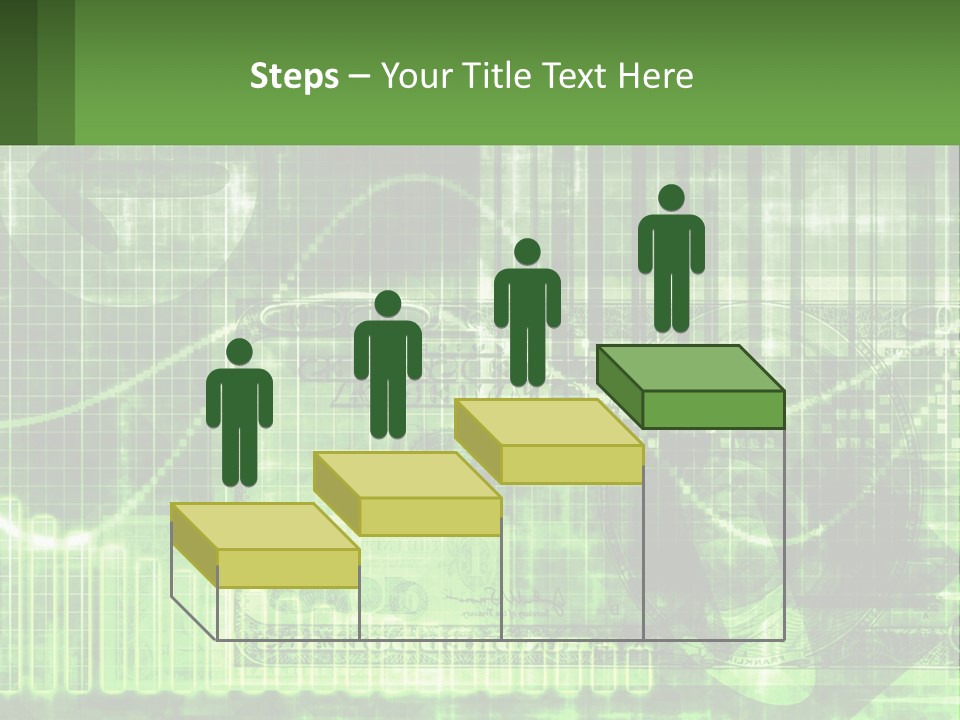 A Green And Black Abstract Powerpoint Presentation PowerPoint Template