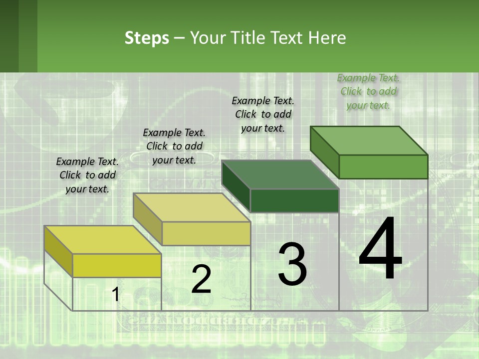 A Green And Black Abstract Powerpoint Presentation PowerPoint Template