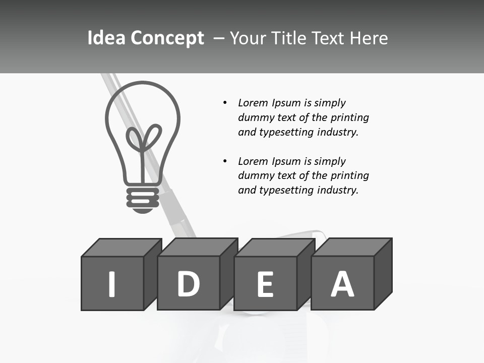 A Golf Club And A Golf Ball On A White Background PowerPoint Template