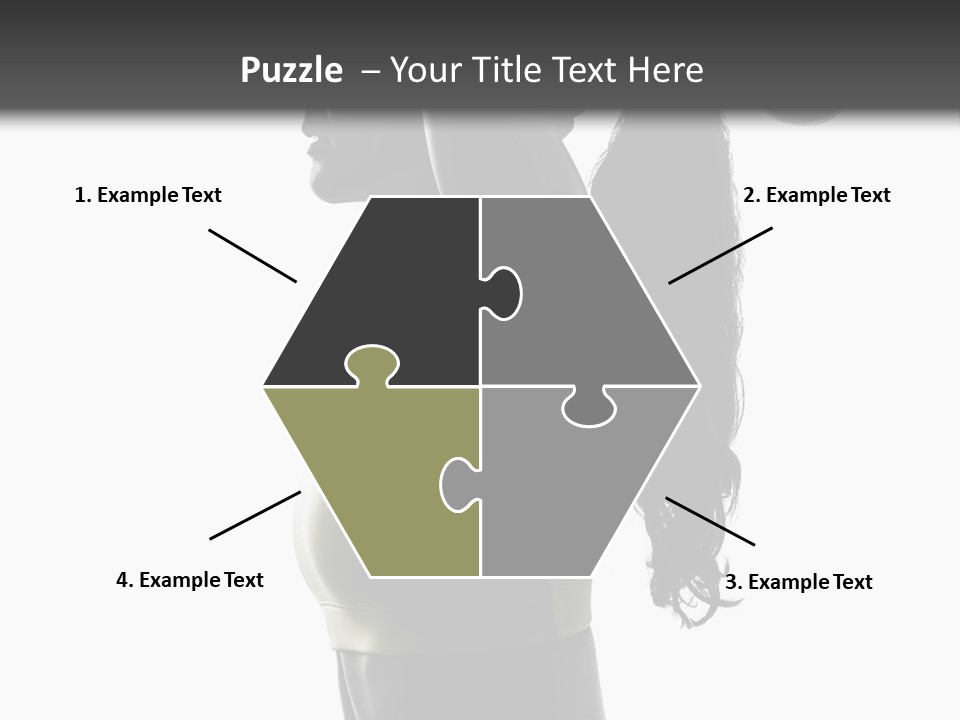 A Woman In A Sports Bra Top Doing A Yoga Pose PowerPoint Template