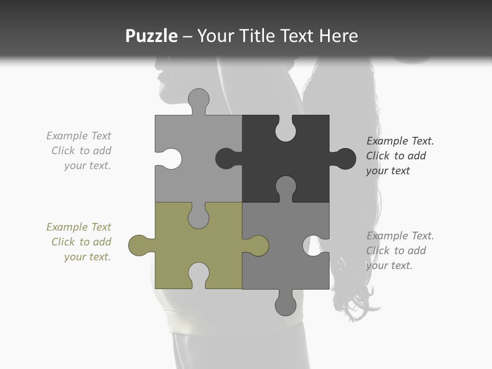 A Woman In A Sports Bra Top Doing A Yoga Pose PowerPoint Template