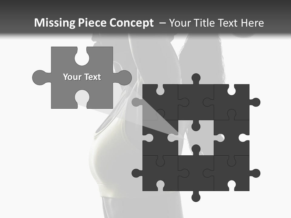 A Woman In A Sports Bra Top Doing A Yoga Pose PowerPoint Template