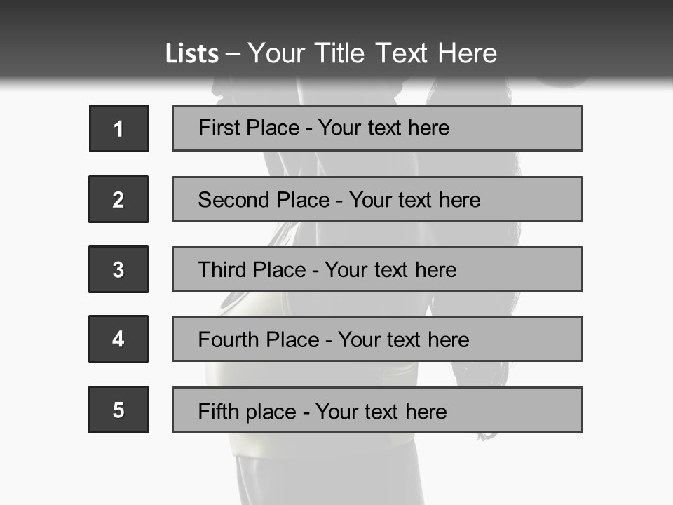 A Woman In A Sports Bra Top Doing A Yoga Pose PowerPoint Template