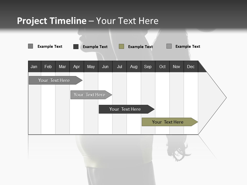 A Woman In A Sports Bra Top Doing A Yoga Pose PowerPoint Template