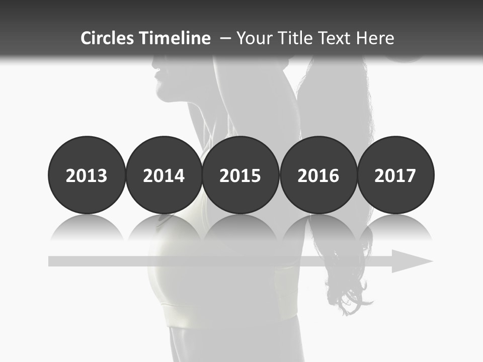 A Woman In A Sports Bra Top Doing A Yoga Pose PowerPoint Template