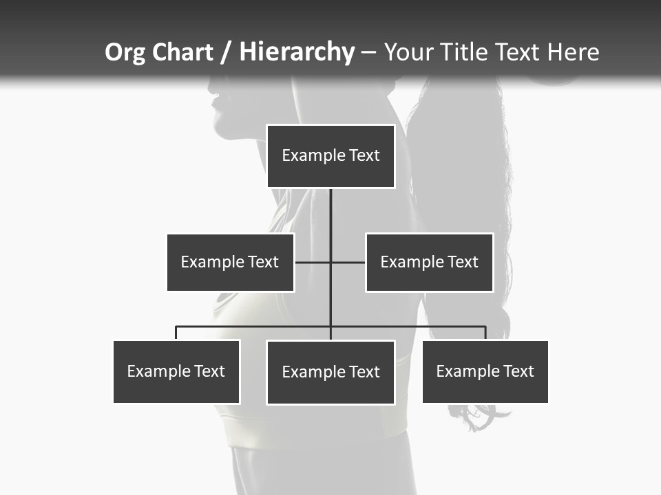 A Woman In A Sports Bra Top Doing A Yoga Pose PowerPoint Template