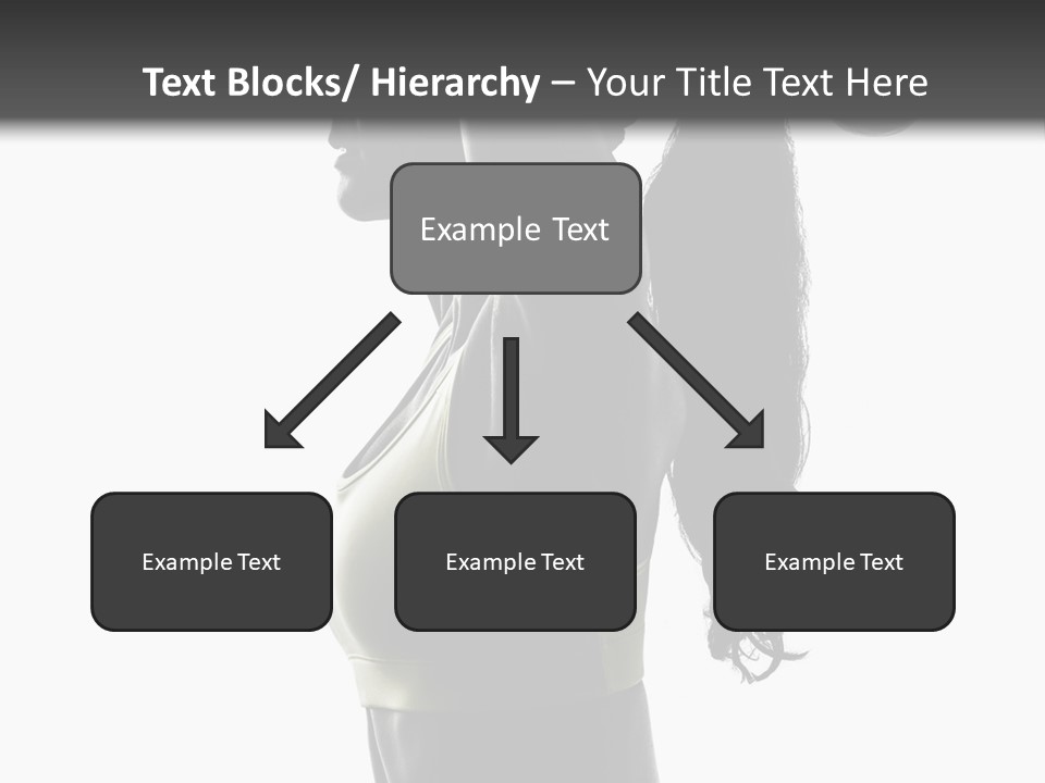 A Woman In A Sports Bra Top Doing A Yoga Pose PowerPoint Template