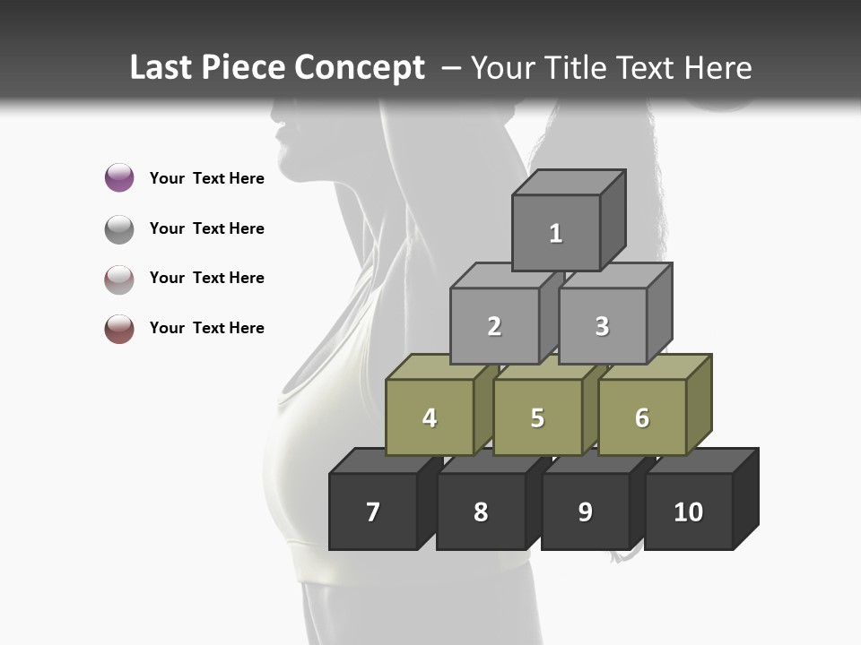 A Woman In A Sports Bra Top Doing A Yoga Pose PowerPoint Template