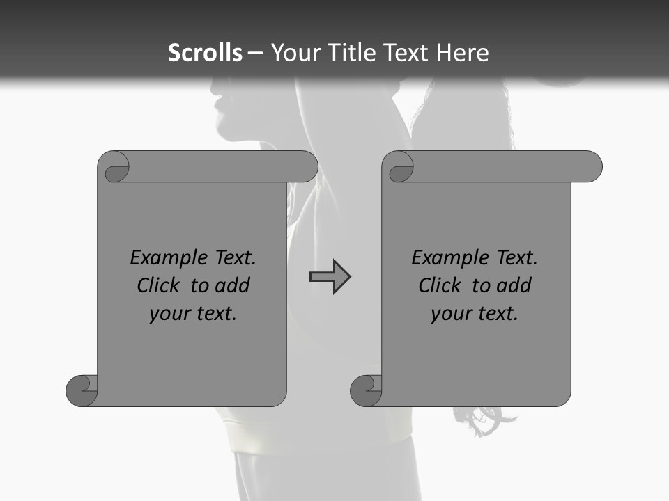 A Woman In A Sports Bra Top Doing A Yoga Pose PowerPoint Template