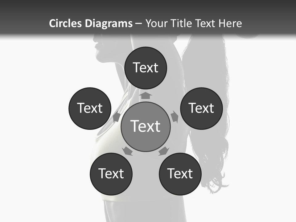 A Woman In A Sports Bra Top Doing A Yoga Pose PowerPoint Template