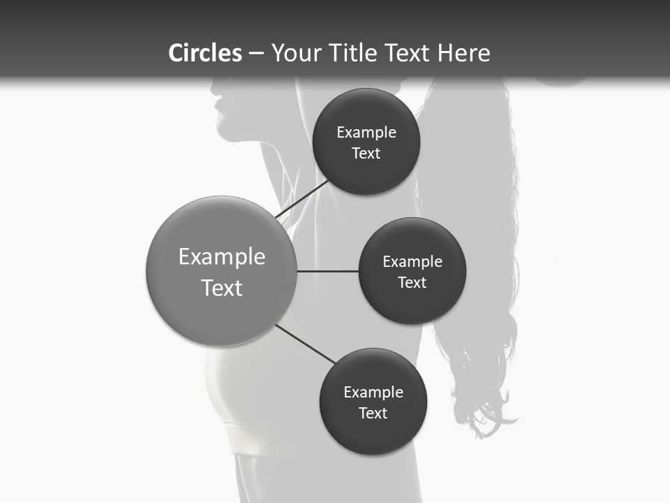 A Woman In A Sports Bra Top Doing A Yoga Pose PowerPoint Template