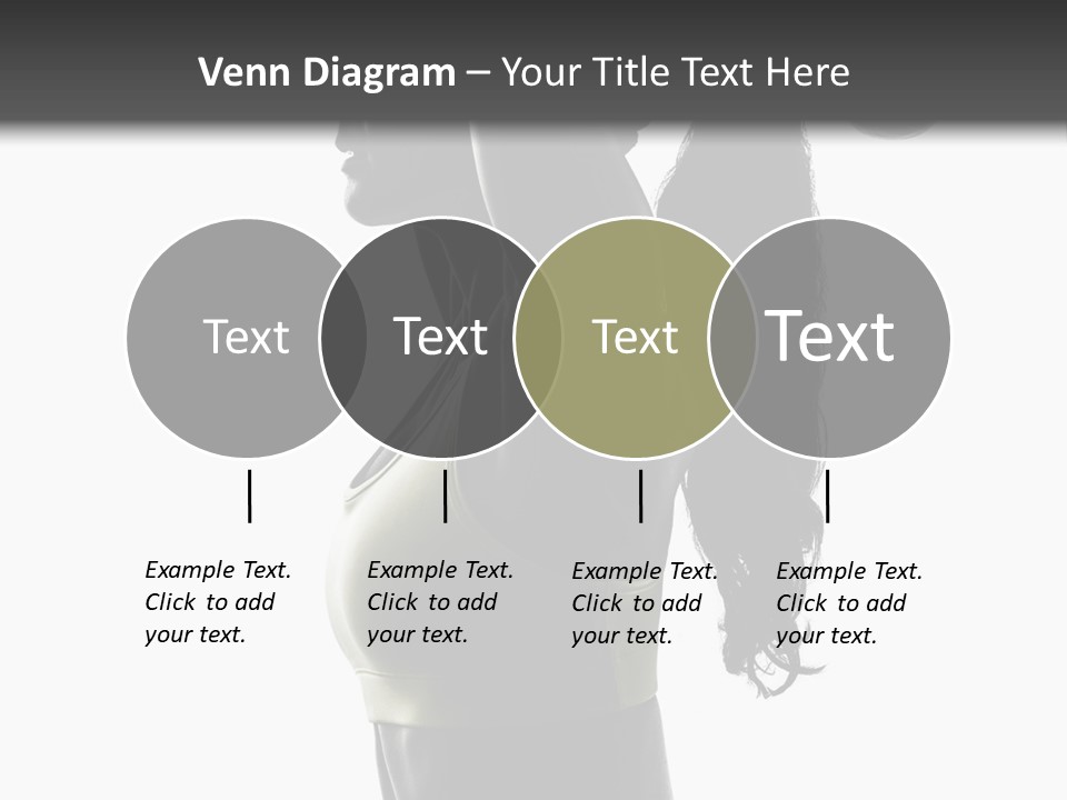 A Woman In A Sports Bra Top Doing A Yoga Pose PowerPoint Template