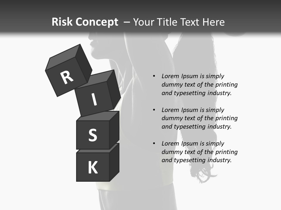 A Woman In A Sports Bra Top Doing A Yoga Pose PowerPoint Template