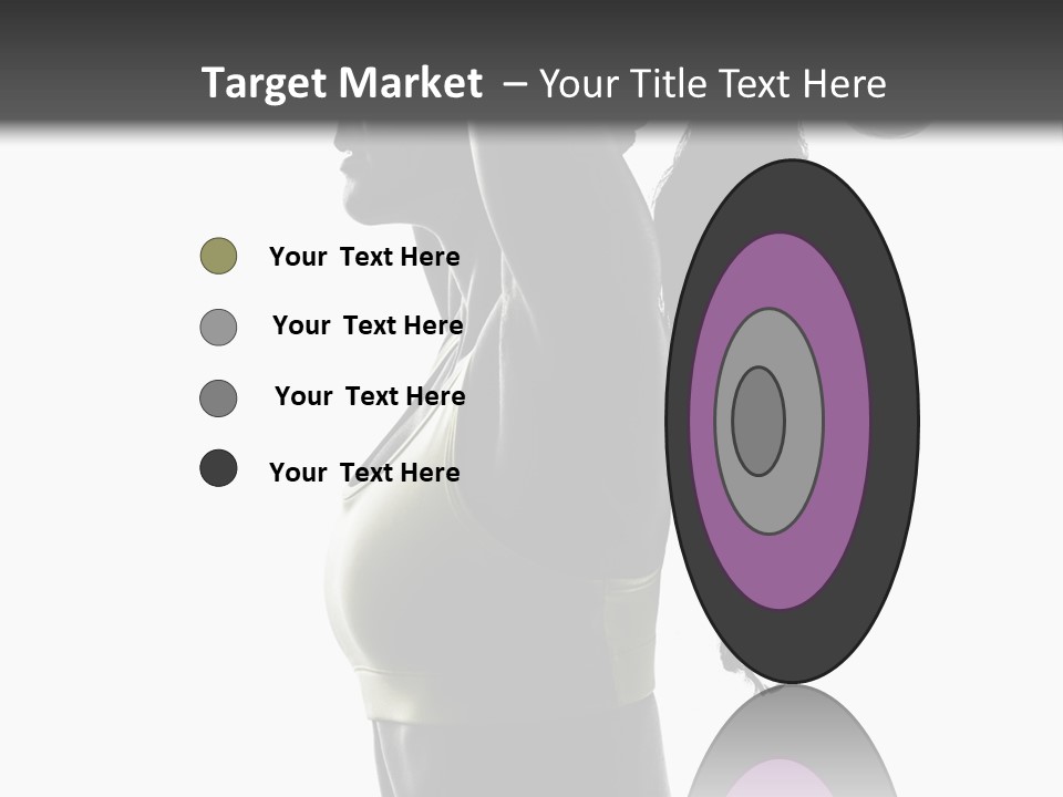 A Woman In A Sports Bra Top Doing A Yoga Pose PowerPoint Template