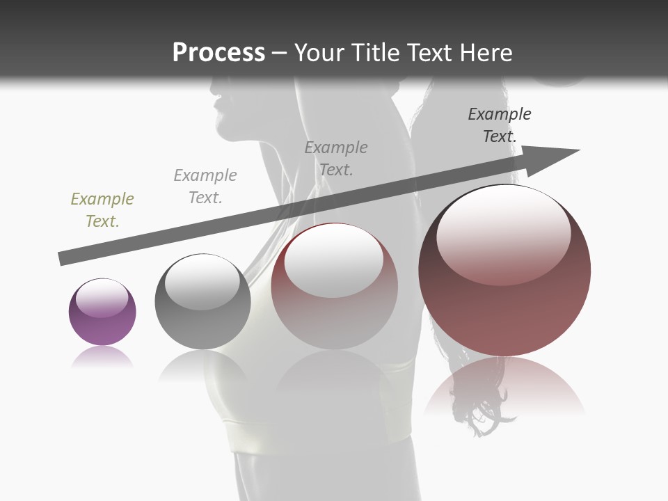 A Woman In A Sports Bra Top Doing A Yoga Pose PowerPoint Template