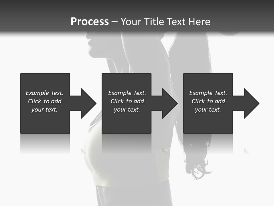 A Woman In A Sports Bra Top Doing A Yoga Pose PowerPoint Template