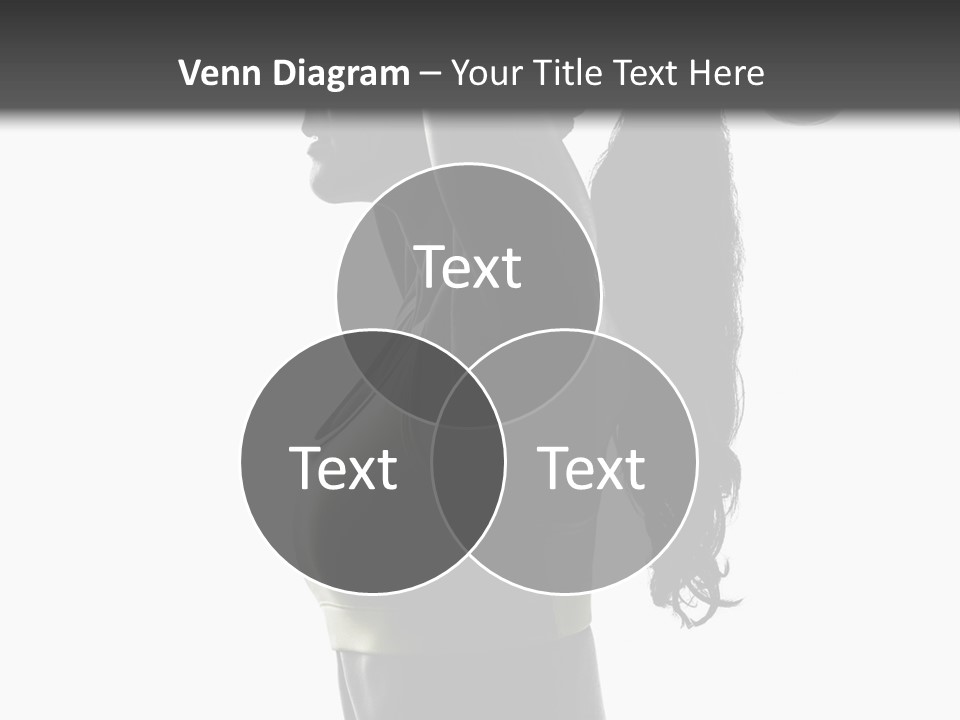 A Woman In A Sports Bra Top Doing A Yoga Pose PowerPoint Template