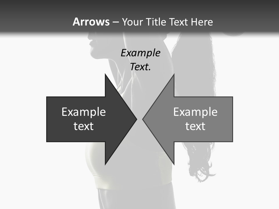 A Woman In A Sports Bra Top Doing A Yoga Pose PowerPoint Template