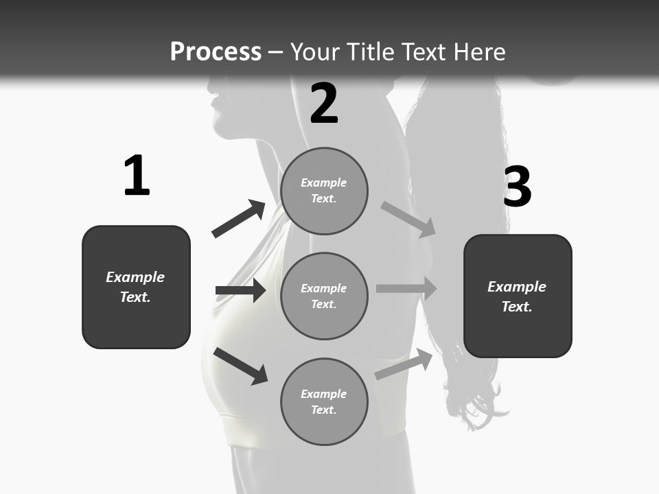 A Woman In A Sports Bra Top Doing A Yoga Pose PowerPoint Template