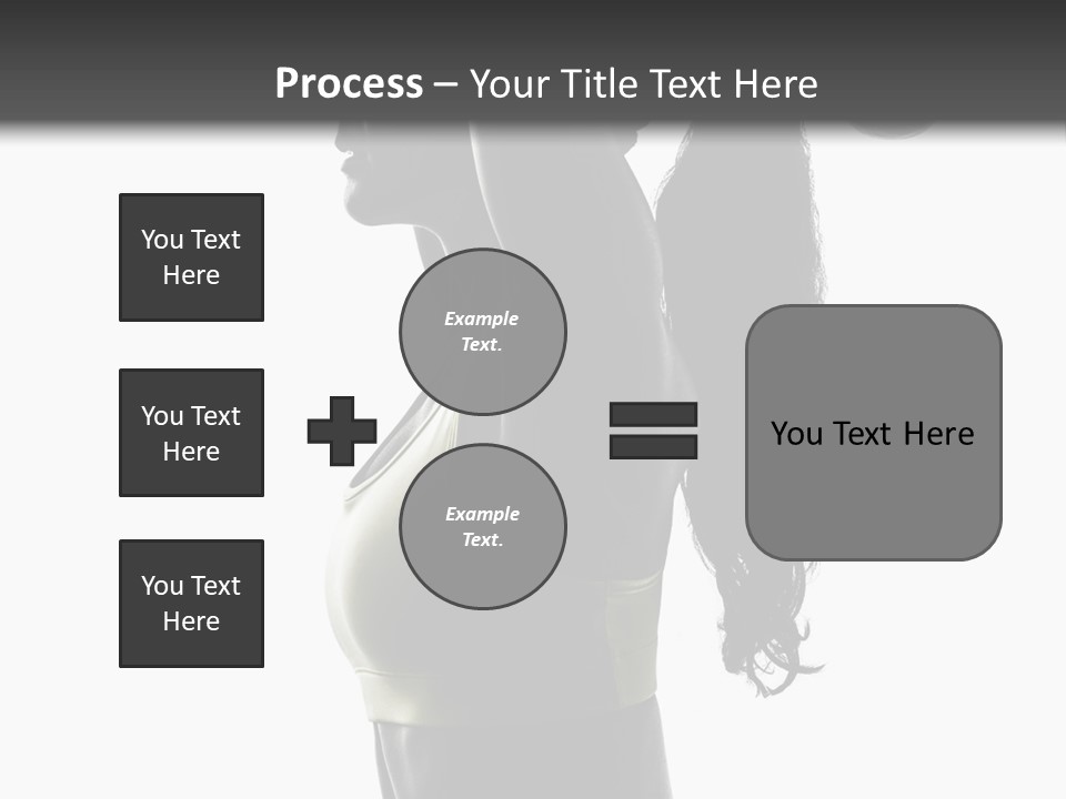 A Woman In A Sports Bra Top Doing A Yoga Pose PowerPoint Template