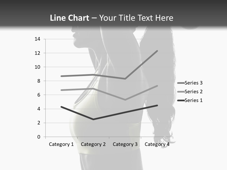 A Woman In A Sports Bra Top Doing A Yoga Pose PowerPoint Template