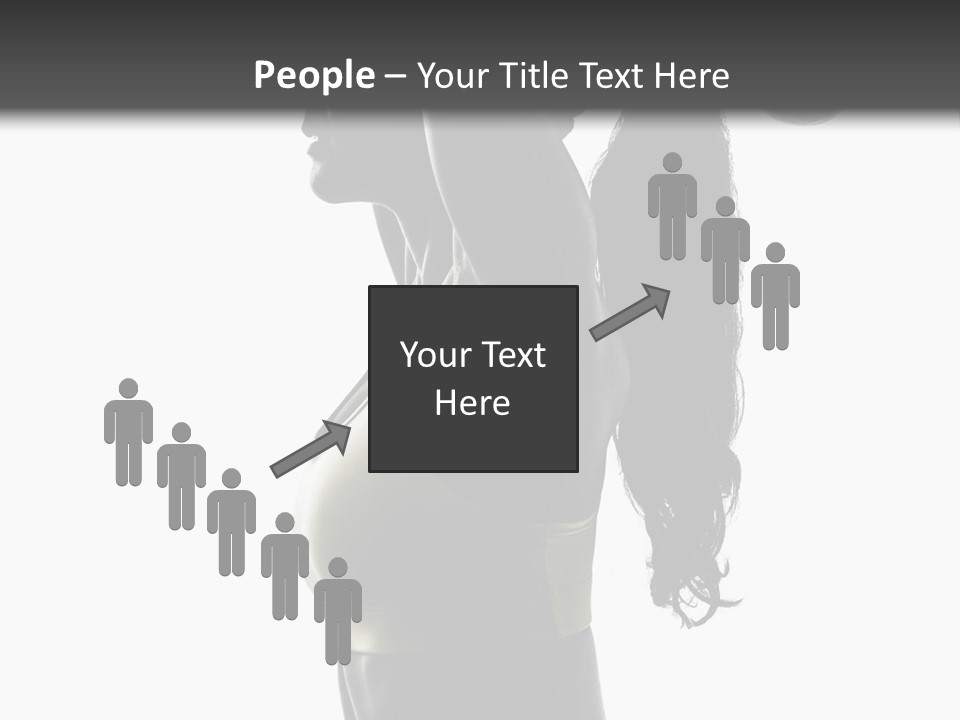 A Woman In A Sports Bra Top Doing A Yoga Pose PowerPoint Template