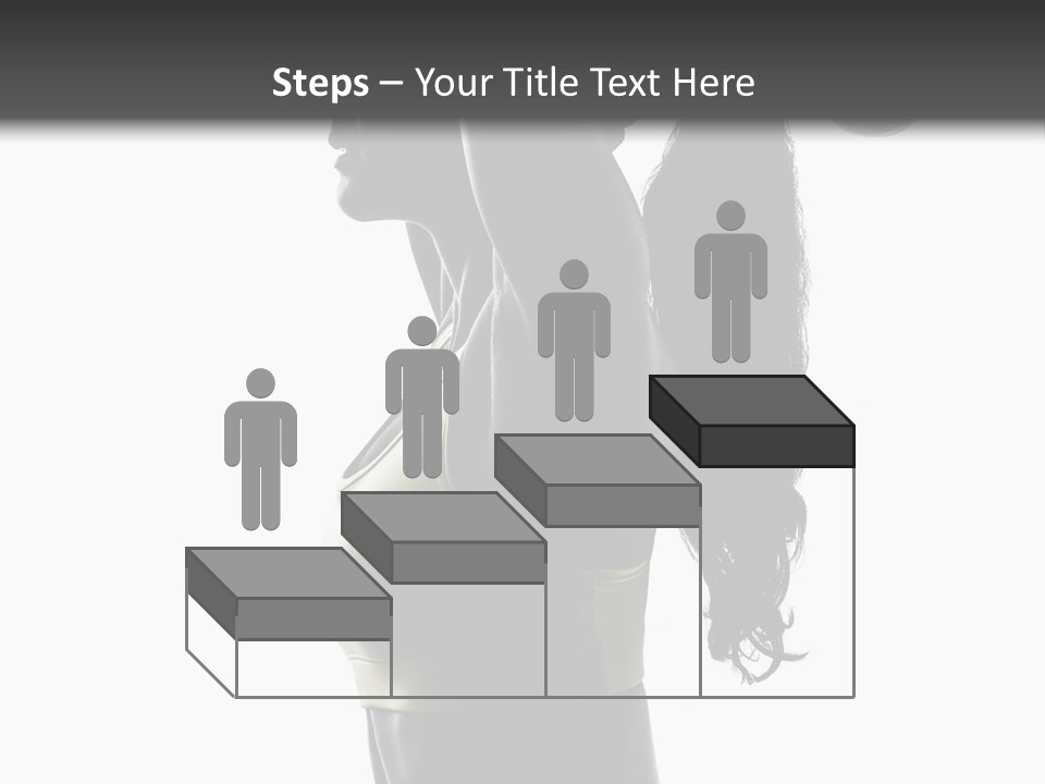 A Woman In A Sports Bra Top Doing A Yoga Pose PowerPoint Template