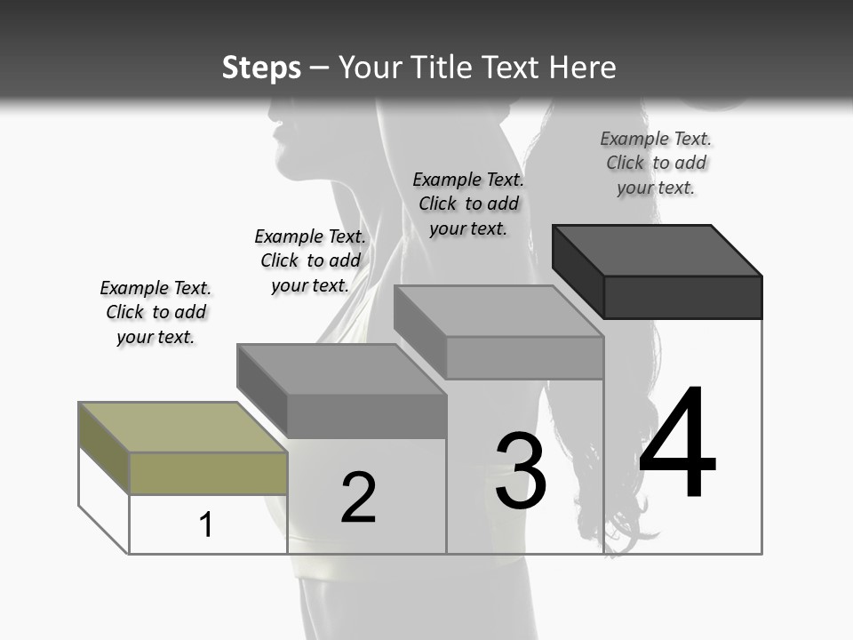 A Woman In A Sports Bra Top Doing A Yoga Pose PowerPoint Template