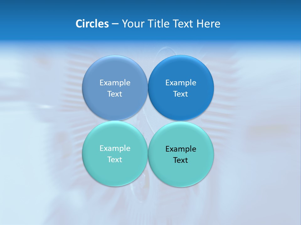 A Blue Gears Powerpoint Presentation Is Shown PowerPoint Template