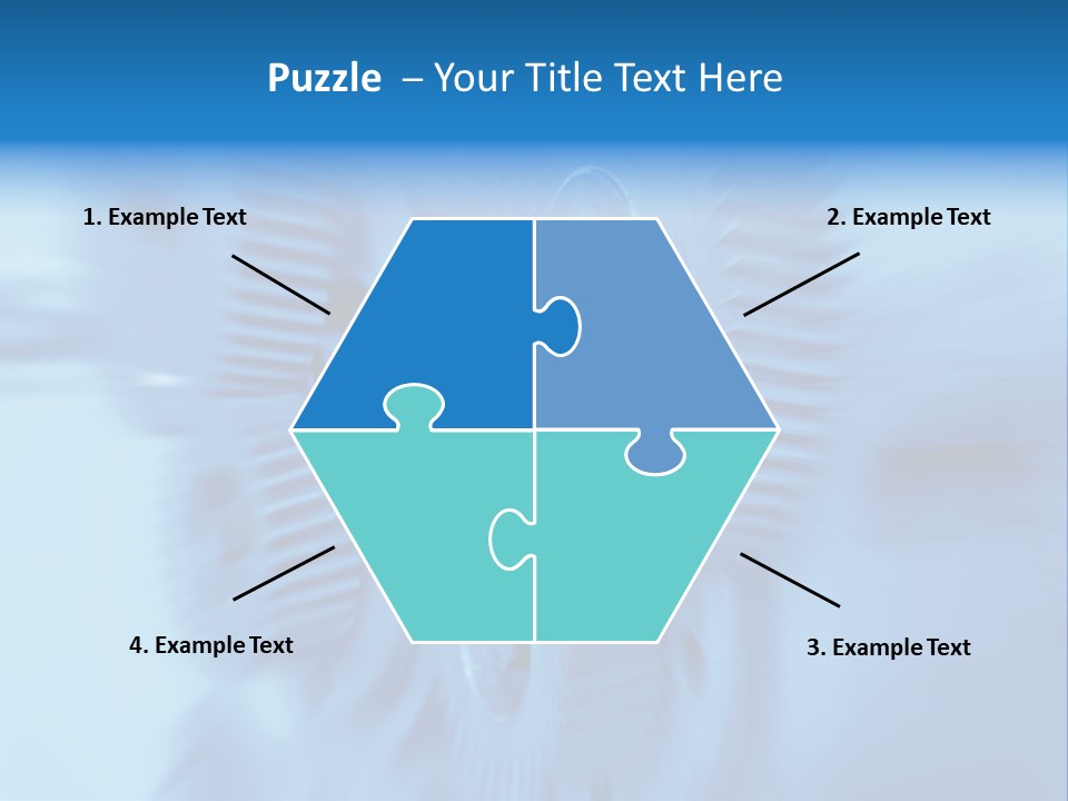 A Blue Gears Powerpoint Presentation Is Shown PowerPoint Template