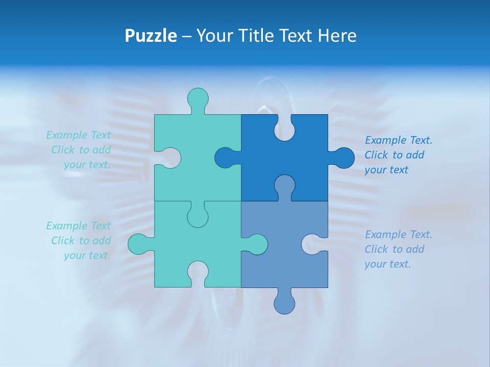 A Blue Gears Powerpoint Presentation Is Shown PowerPoint Template