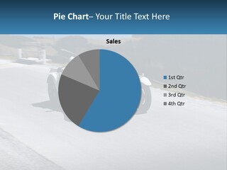 A Vintage Car Driving Down A Road With A Sky Background PowerPoint Template