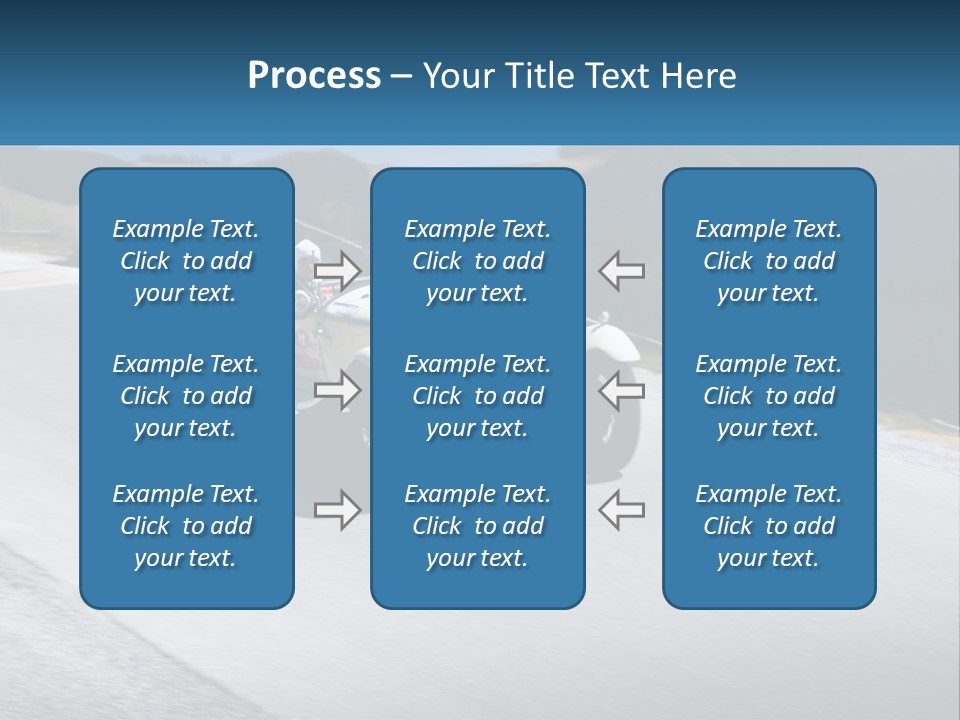 A Vintage Car Driving Down A Road With A Sky Background PowerPoint Template