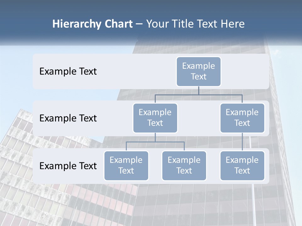 A Tall Building With A Blue Sky In The Background PowerPoint Template