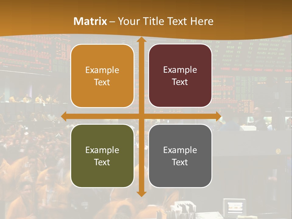 A Large Crowd Of People In A Large Room PowerPoint Template