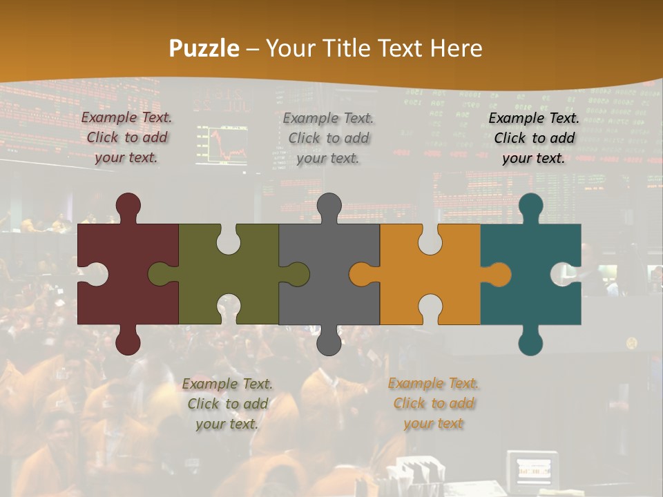 A Large Crowd Of People In A Large Room PowerPoint Template