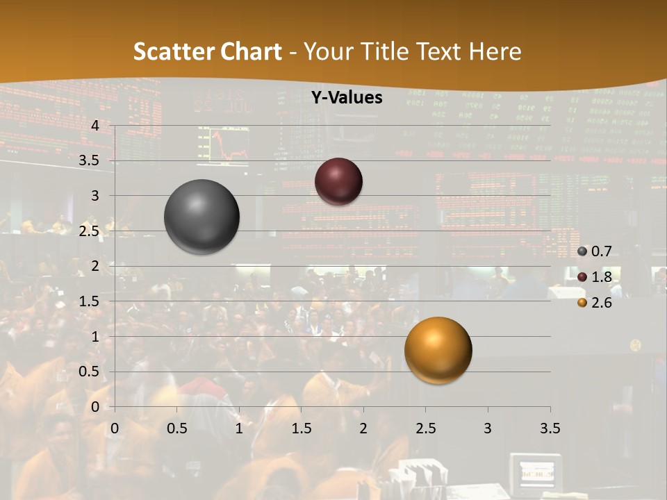 A Large Crowd Of People In A Large Room PowerPoint Template