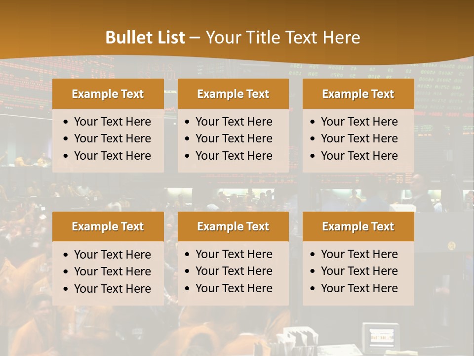 A Large Crowd Of People In A Large Room PowerPoint Template