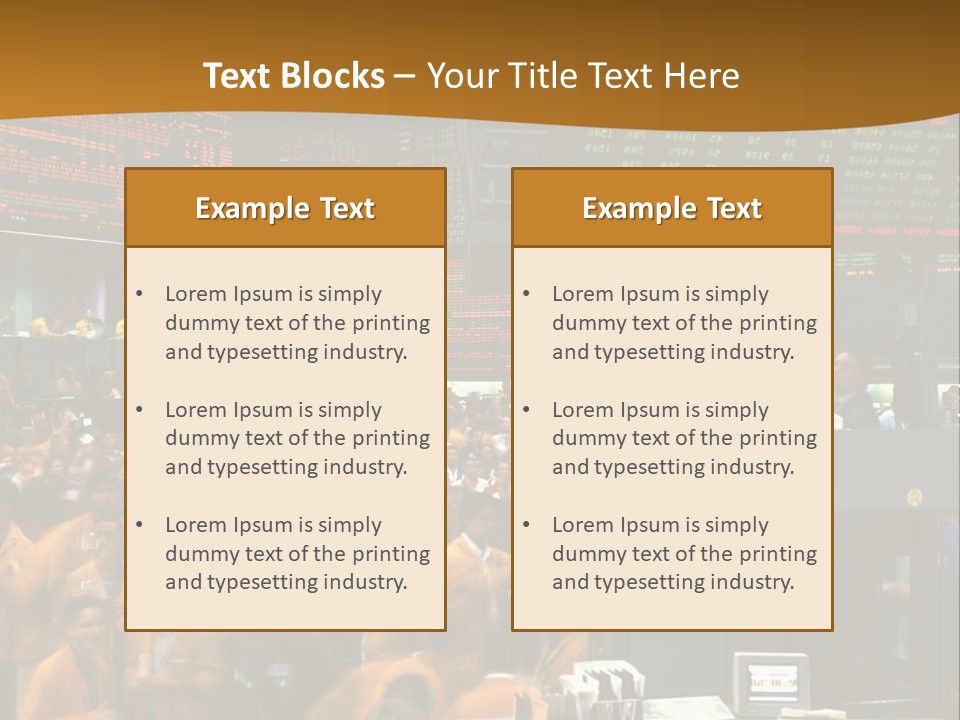 A Large Crowd Of People In A Large Room PowerPoint Template
