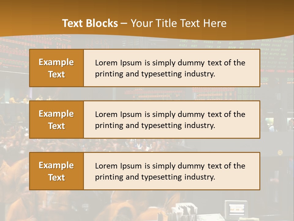 A Large Crowd Of People In A Large Room PowerPoint Template