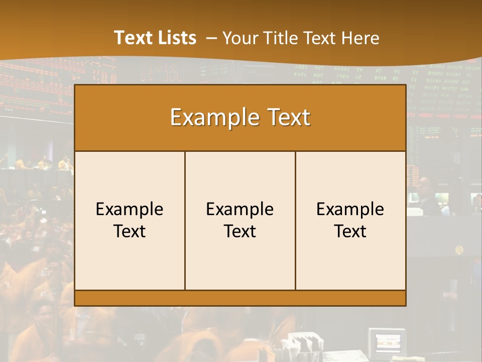 A Large Crowd Of People In A Large Room PowerPoint Template