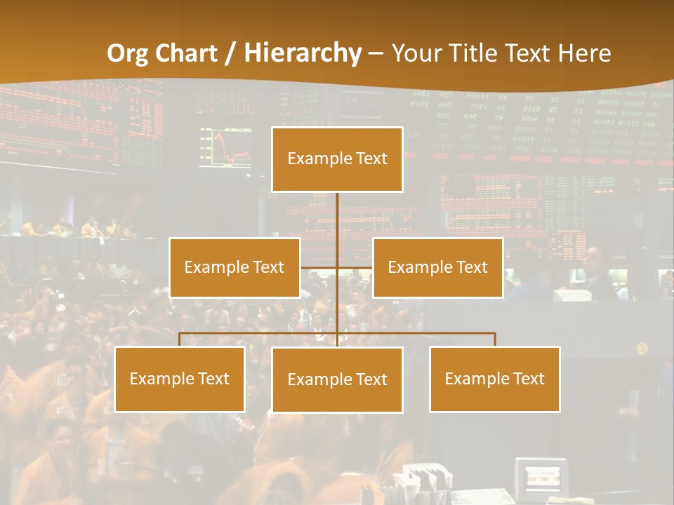 A Large Crowd Of People In A Large Room PowerPoint Template