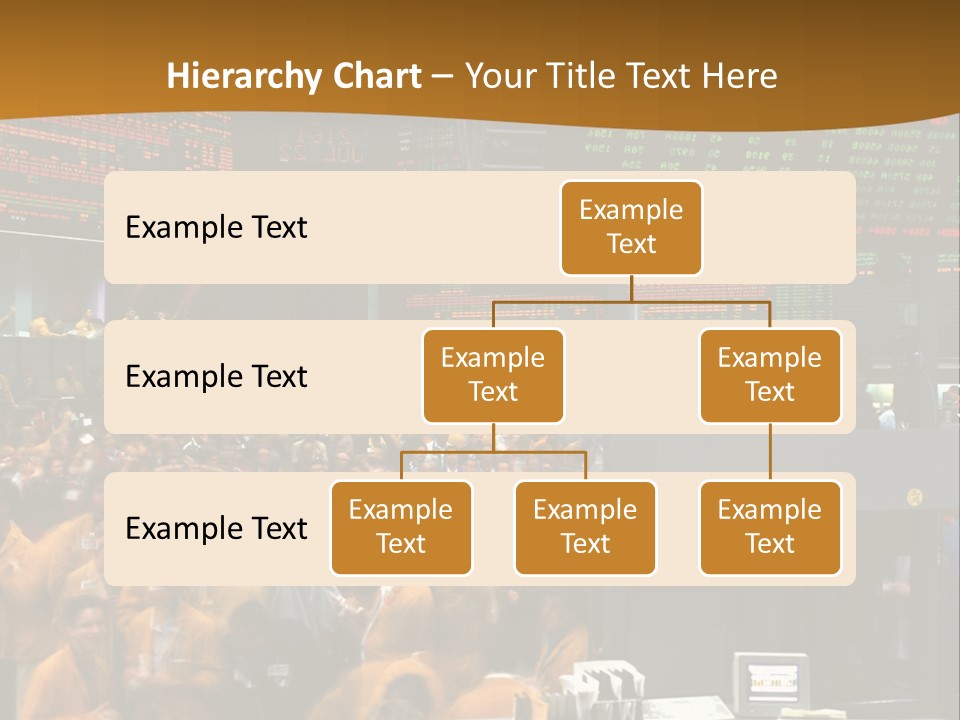 A Large Crowd Of People In A Large Room PowerPoint Template
