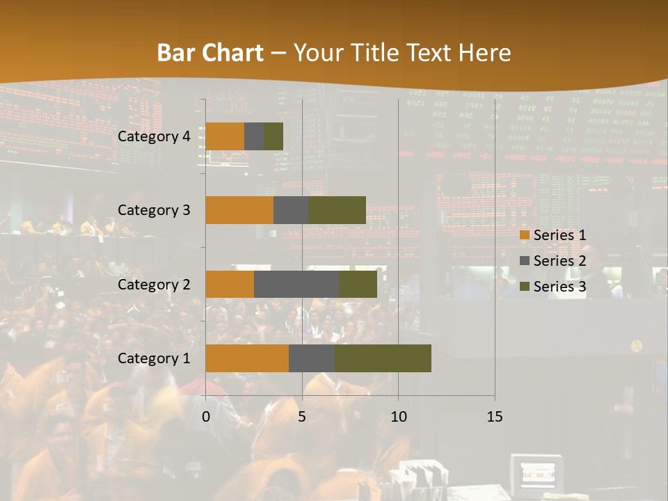 A Large Crowd Of People In A Large Room PowerPoint Template