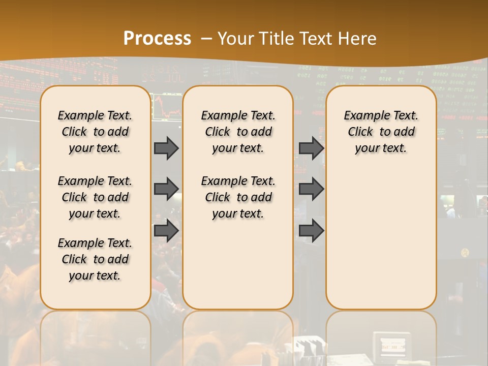 A Large Crowd Of People In A Large Room PowerPoint Template