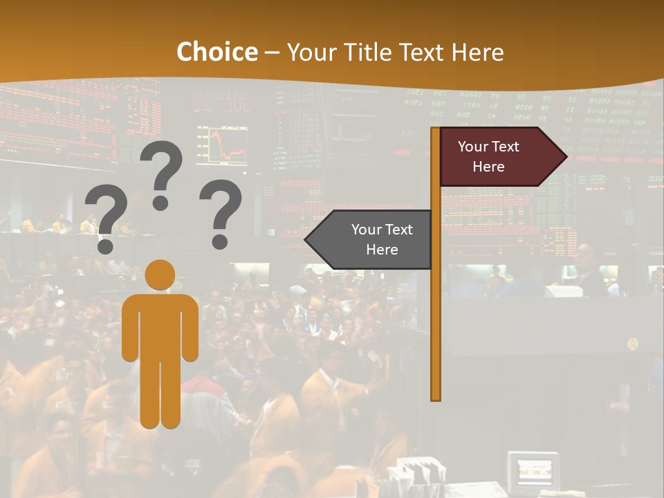 A Large Crowd Of People In A Large Room PowerPoint Template